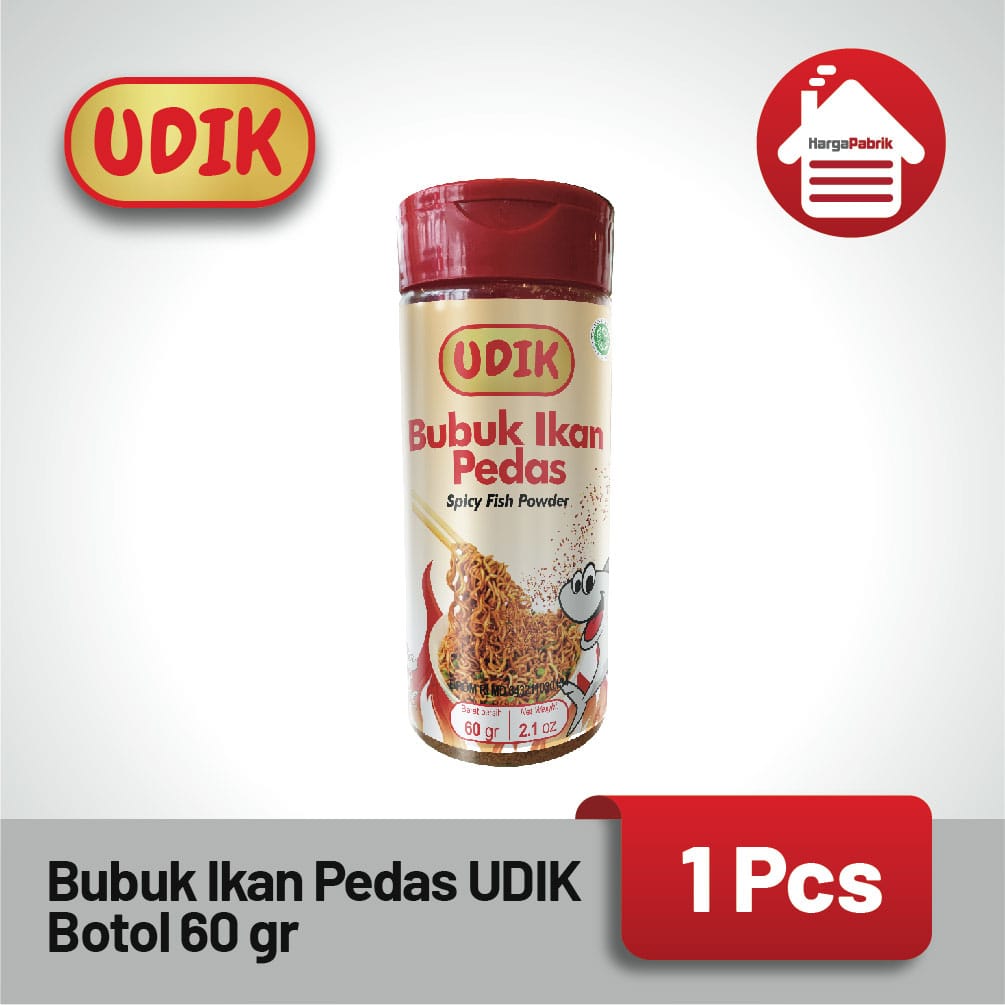 Udik Bubuk Ikan Pedas 60gr